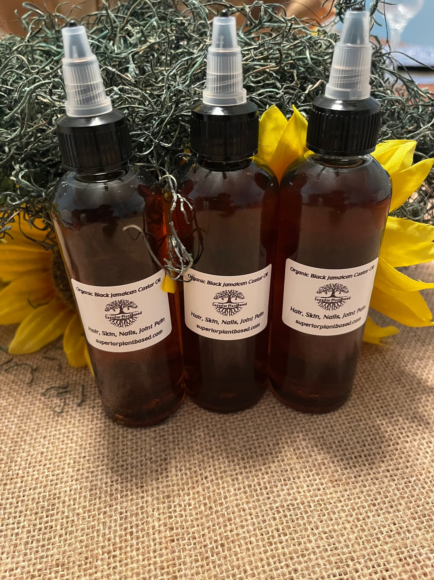 Organic Black Jamaican Castor Oil 4 oz