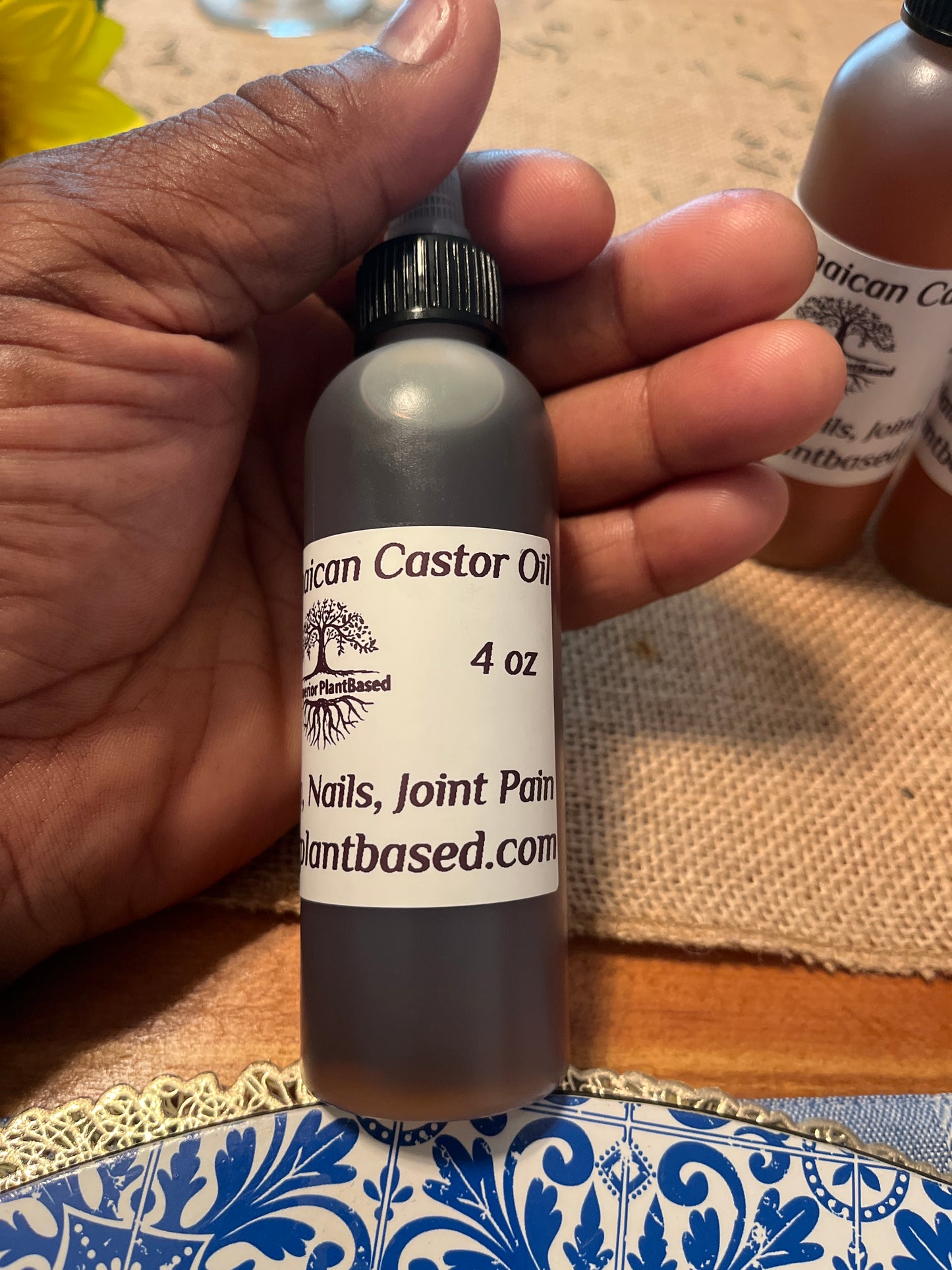 Organic Black Jamaican Castor Oil 4 oz