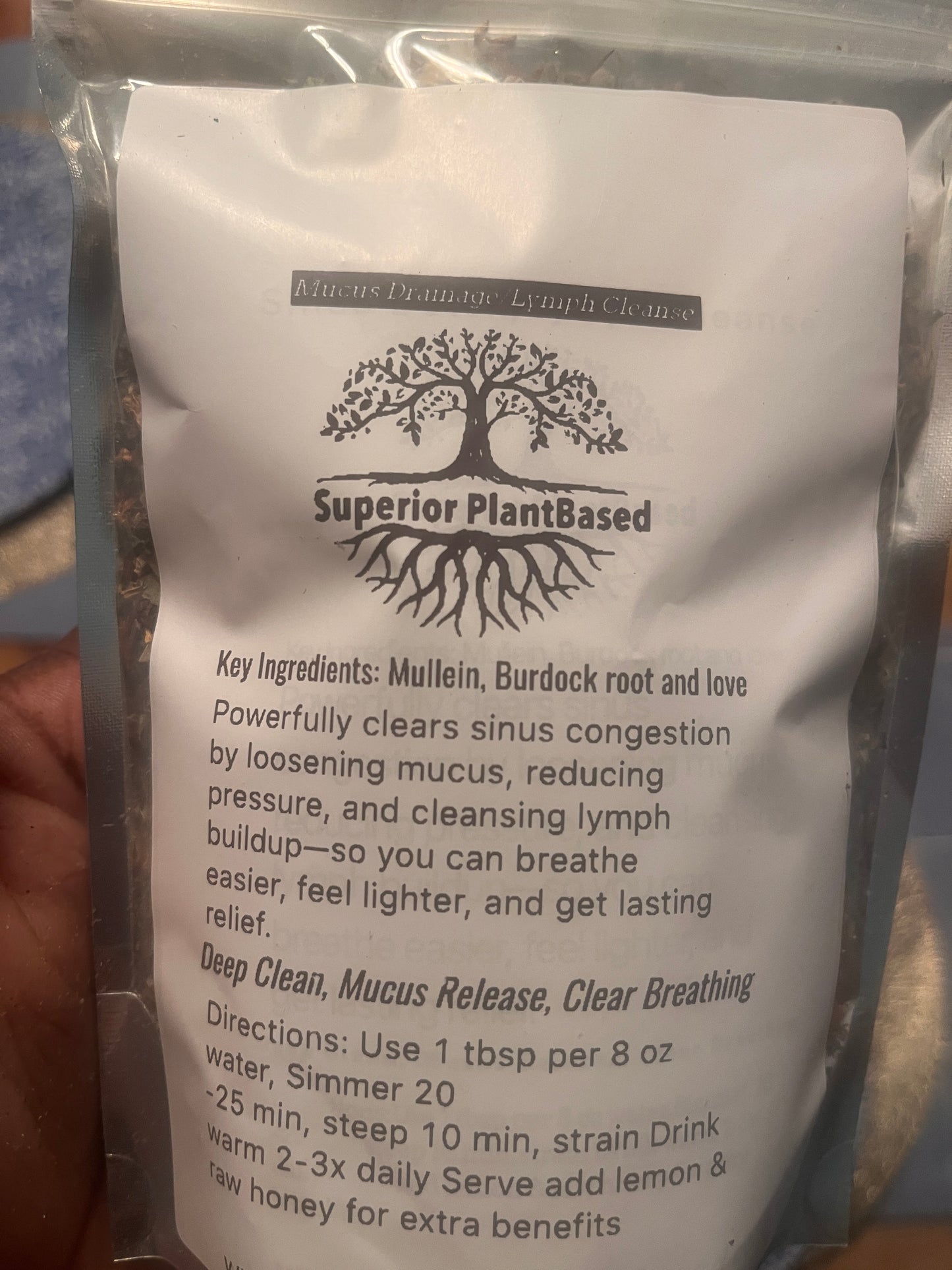 Mucus Drainage/Lymph Cleanse
