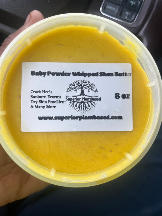 Baby Powder Whipped Shea Butter 8 oz