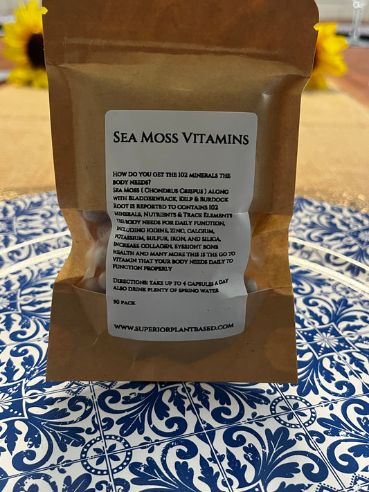 Seamoss Vitamins